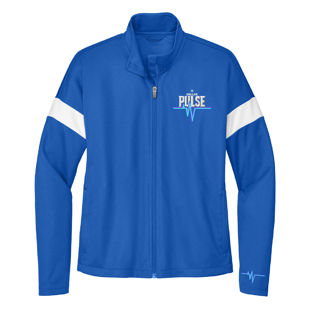 Dallas Pulse Womens Wordmark Full-Zip Jacket