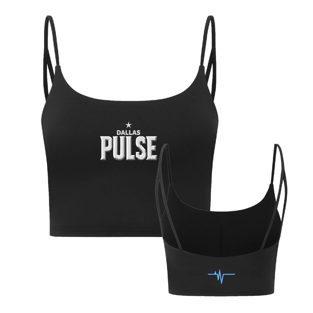 Dallas Pulse Womens Wordmark Sports Bra
