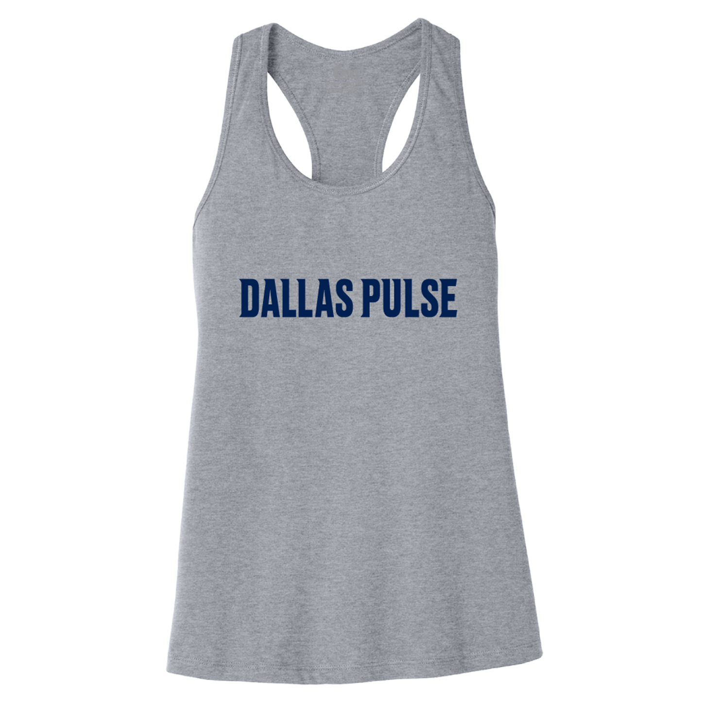 Dallas Pulse Womens Wordmark Tank Athletic Heather