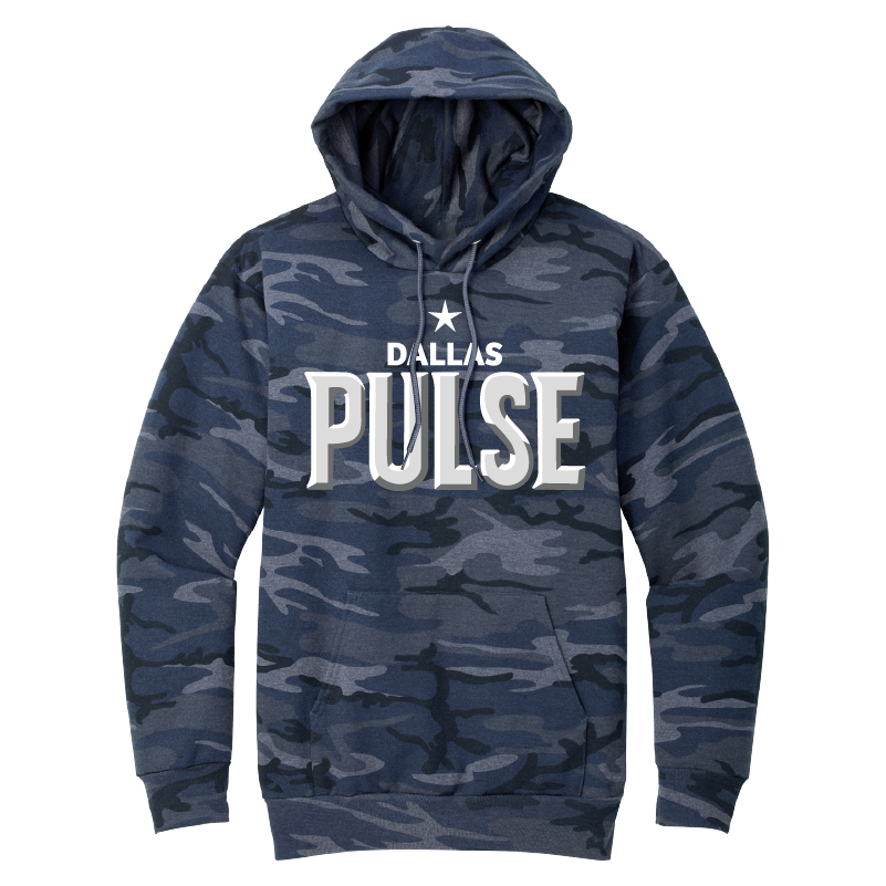 Dallas Pulse Wordmark Camo Hoodie