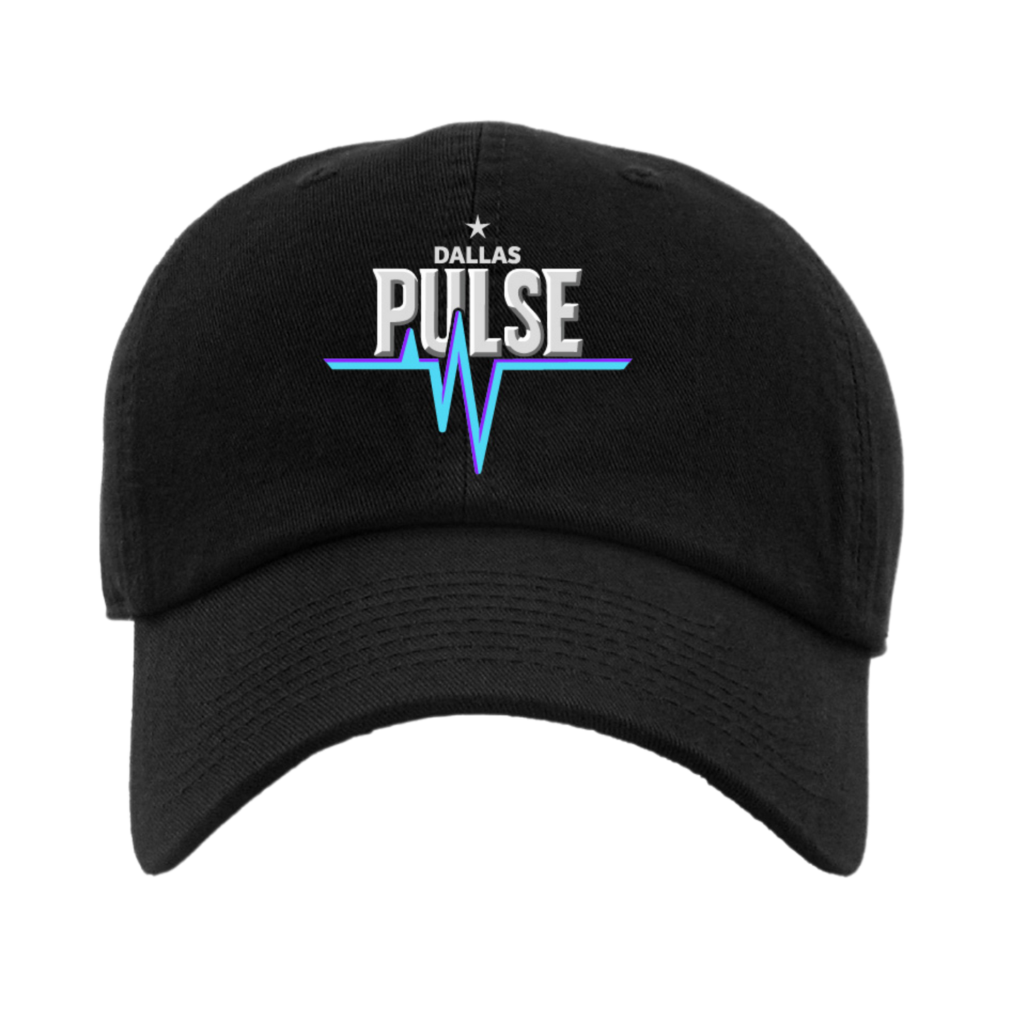 Dallas Pulse Wordmark Hat Black