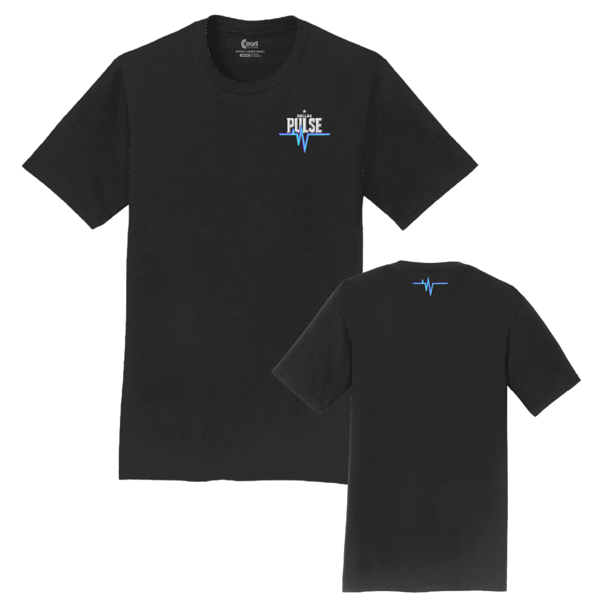 Dallas Pulse Wordmark Patch T-Shirt