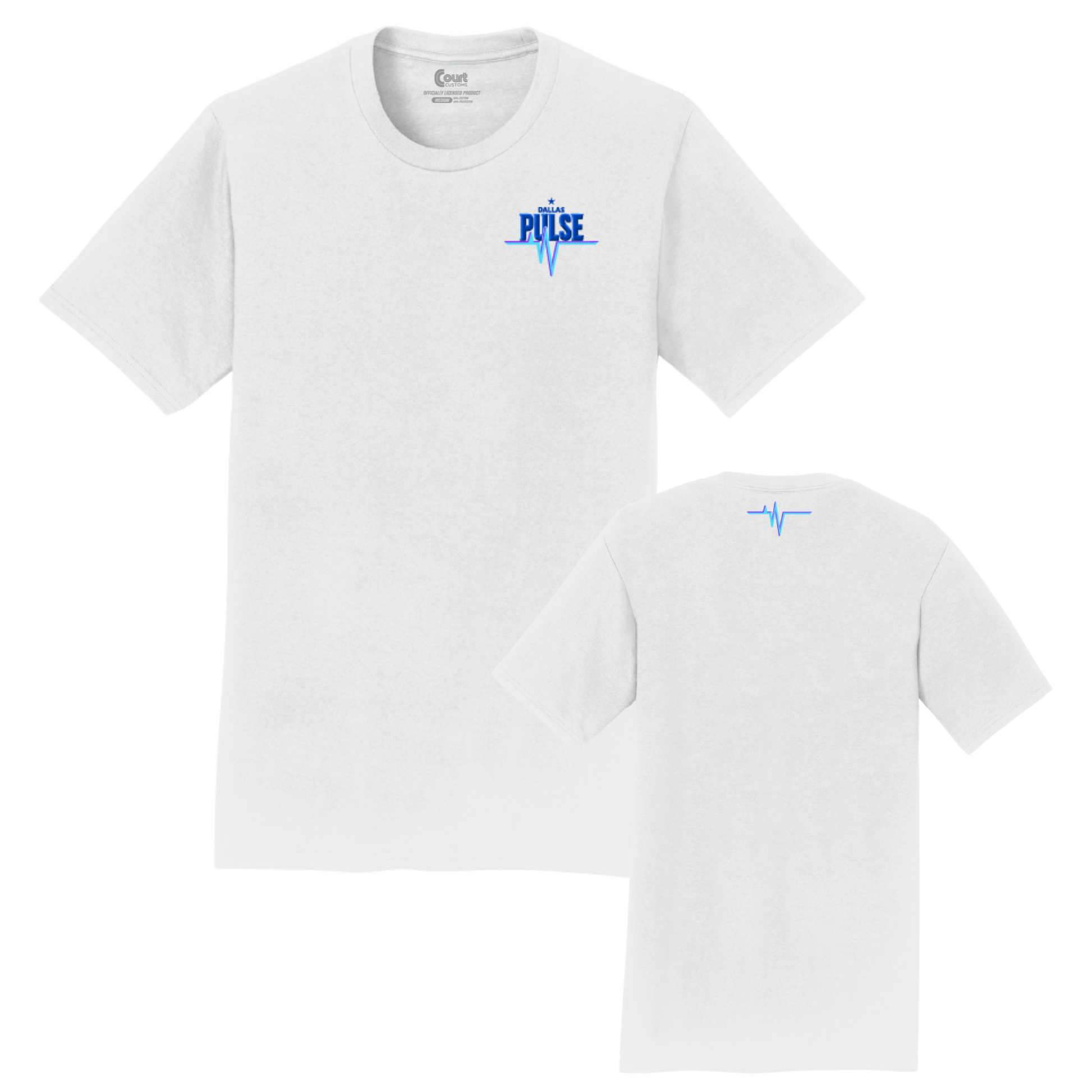 Dallas Pulse Wordmark Patch T-Shirt