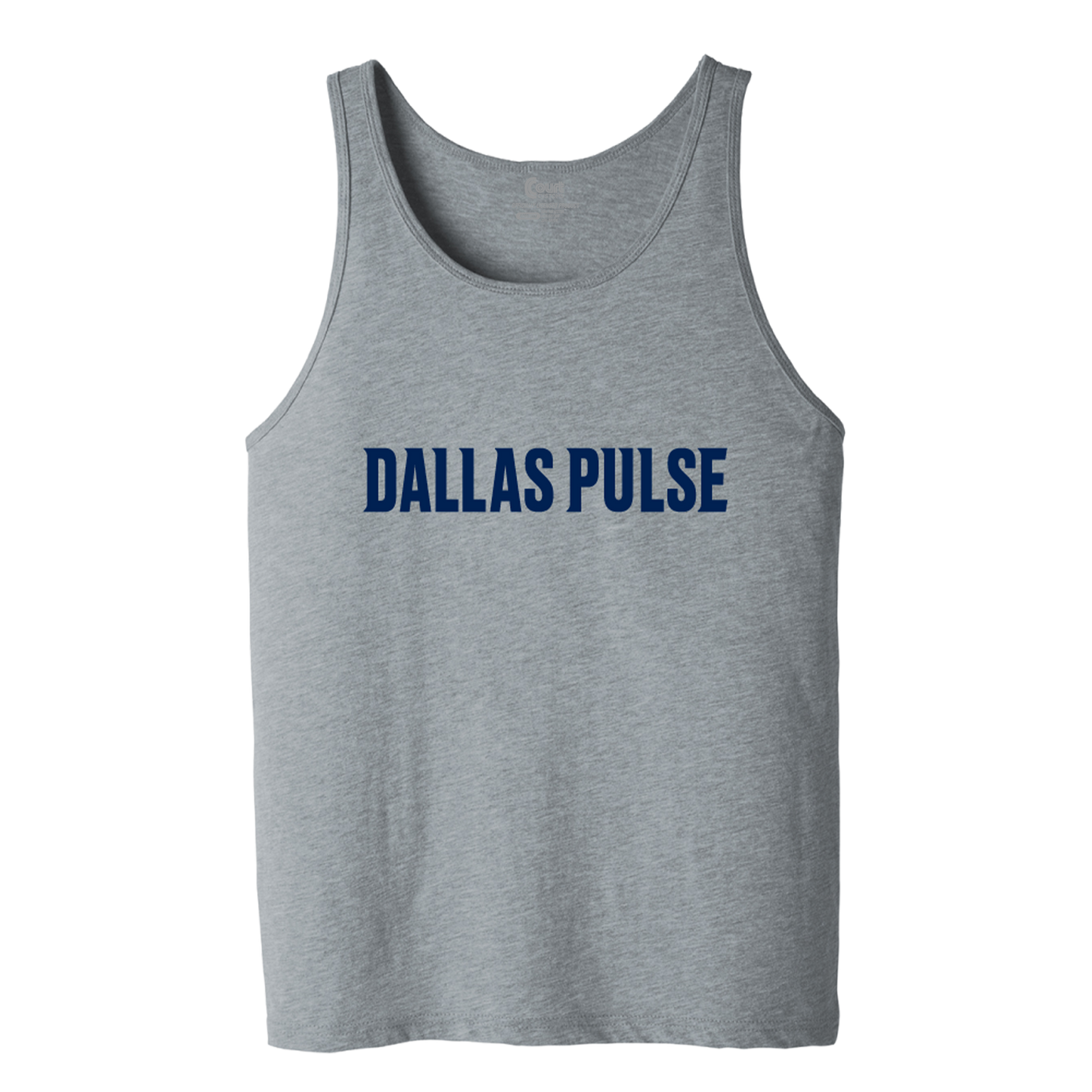 Dallas Pulse Wordmark Tank Athletic Heather