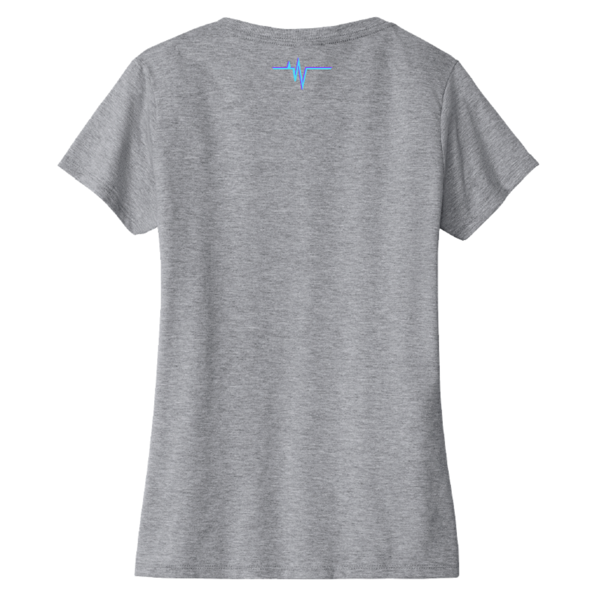 Dallas Womens Pulse Logo V-Neck T-Shirt