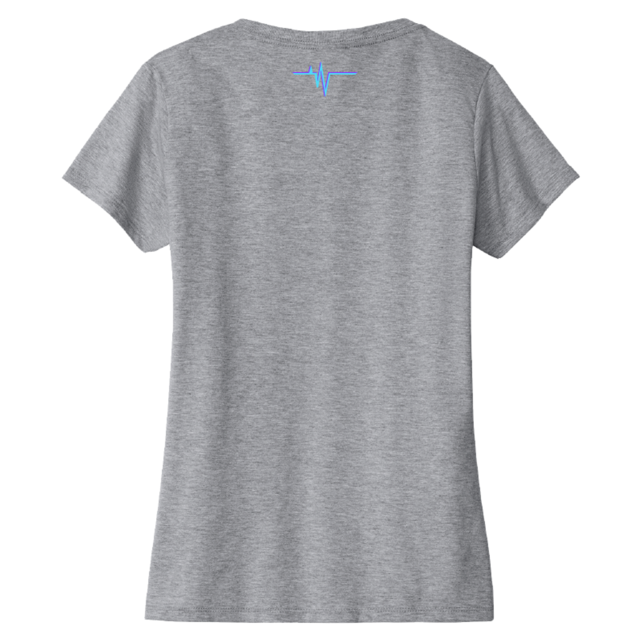 Dallas Womens Pulse Logo V-Neck T-Shirt