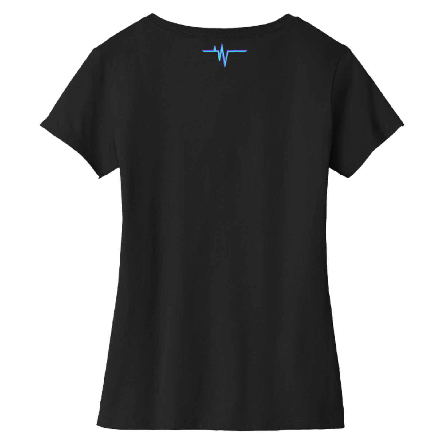 Dallas Womens Pulse Logo V-Neck T-Shirt