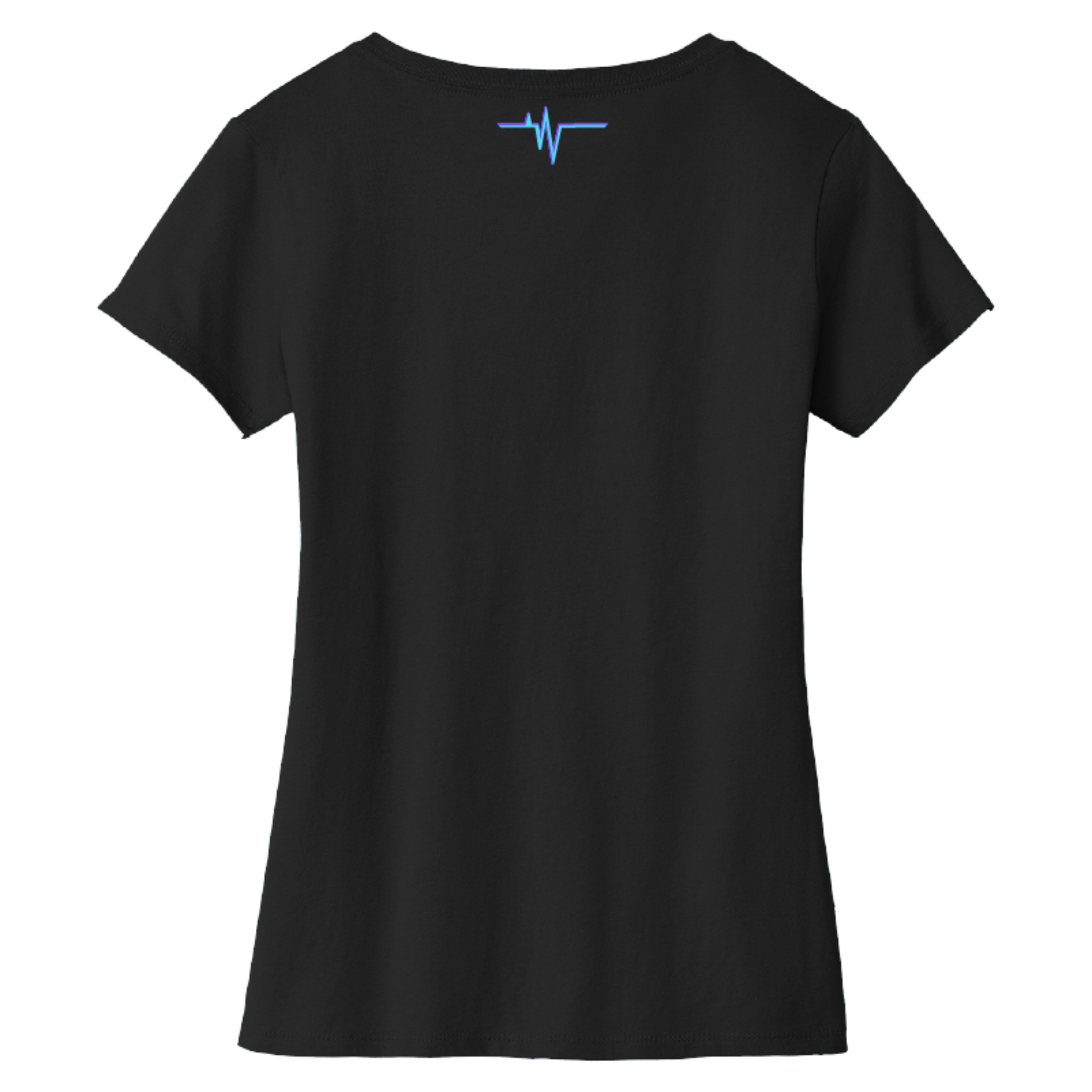 Dallas Womens Pulse Logo V-Neck T-Shirt