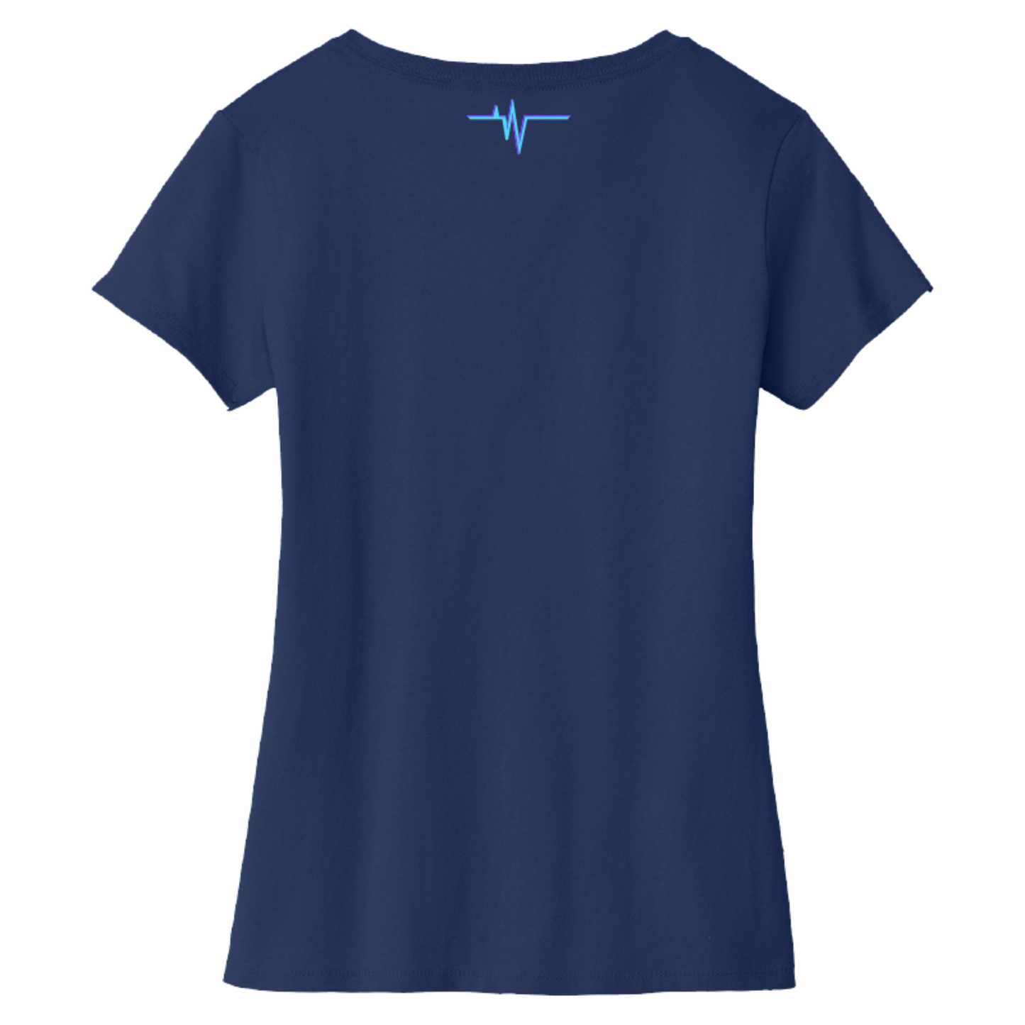 Dallas Womens Pulse Logo V-Neck T-Shirt