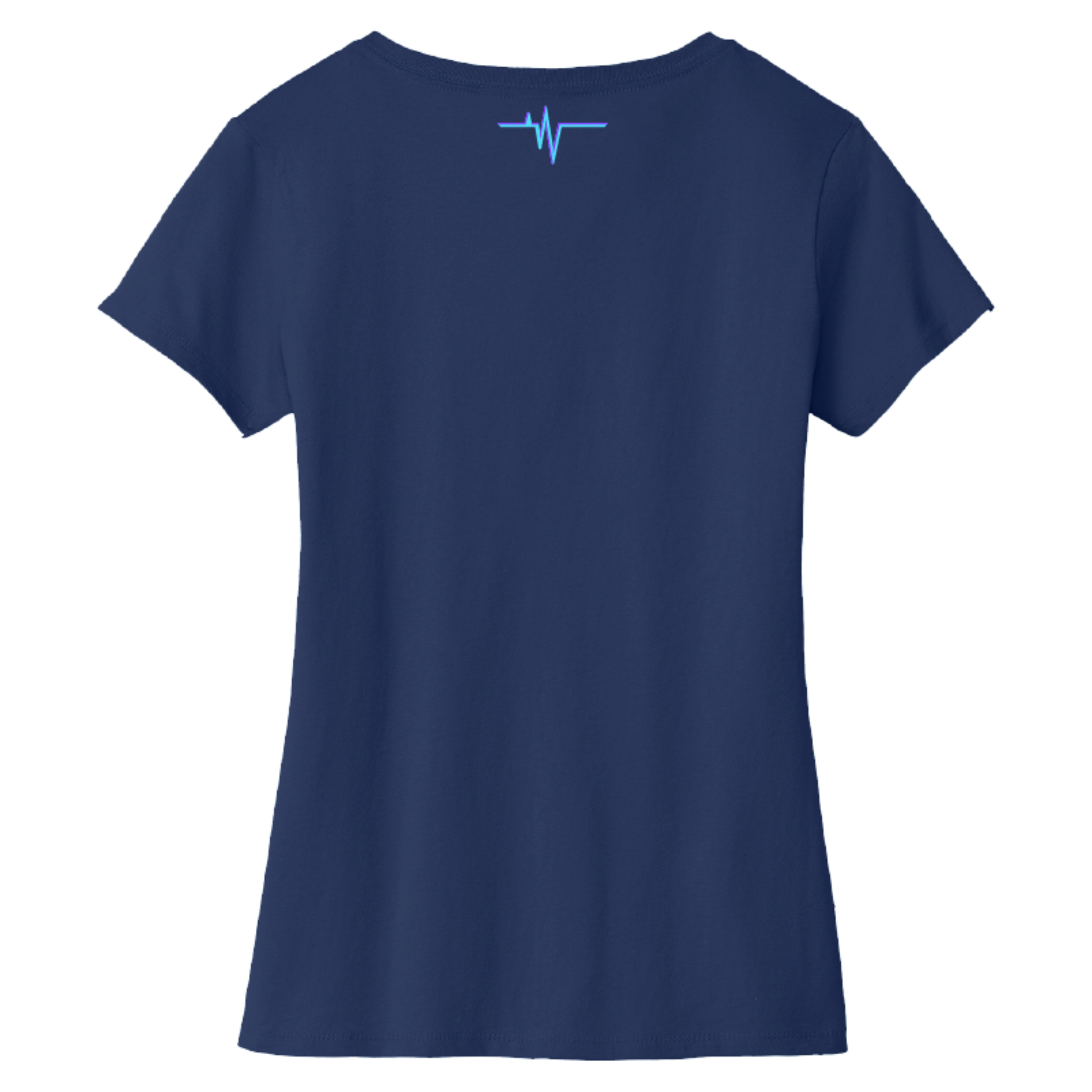Dallas Womens Pulse Logo V-Neck T-Shirt