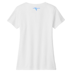 Dallas Womens Pulse Logo V-Neck T-Shirt