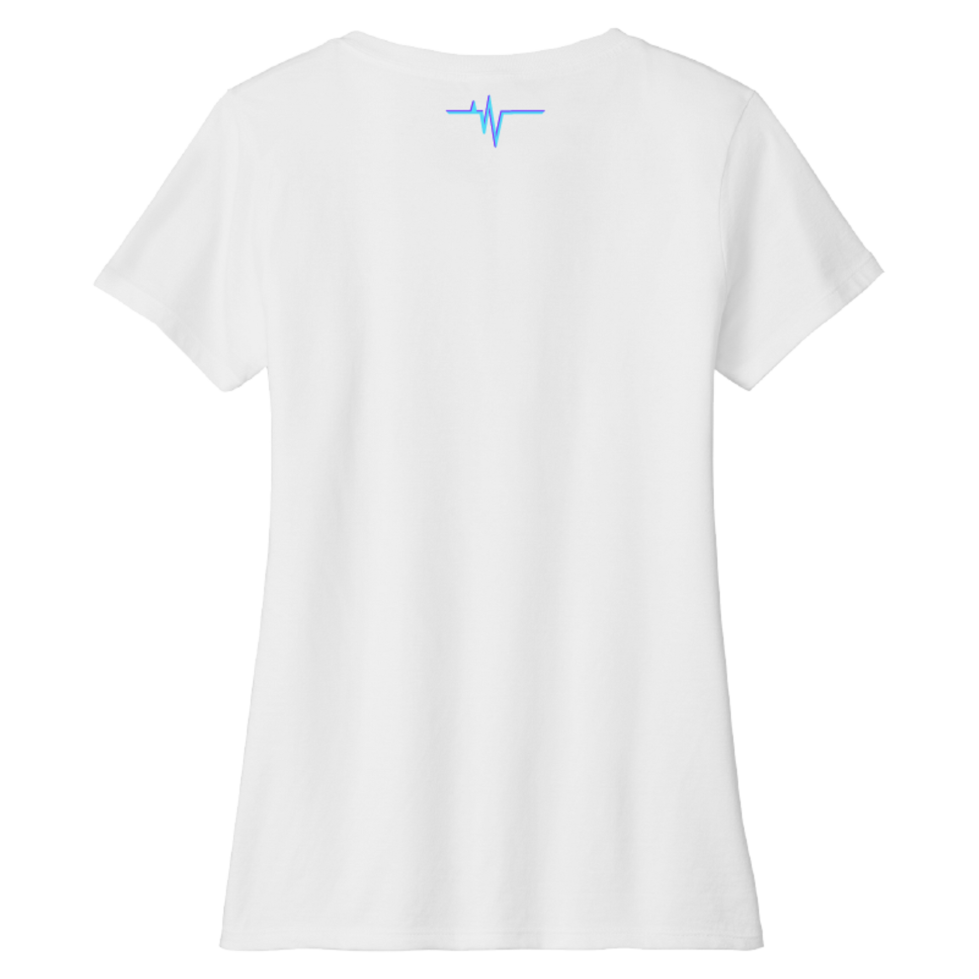 Dallas Womens Pulse Logo V-Neck T-Shirt