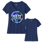 Dallas Womens Pulse Logo V-Neck T-Shirt