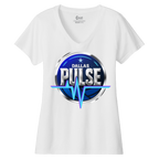 Dallas Womens Pulse Logo V-Neck T-Shirt
