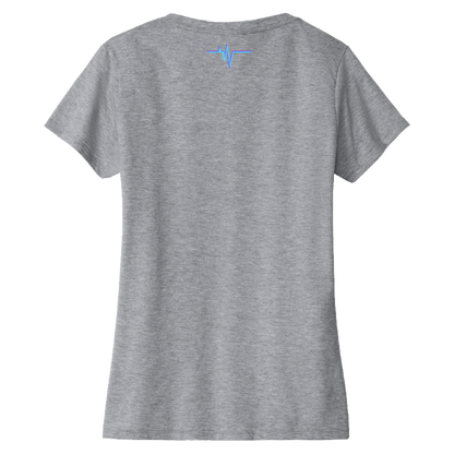 Dallas Womens Pulse Wordmark V-Neck T-Shirt