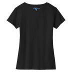 Dallas Womens Pulse Wordmark V-Neck T-Shirt