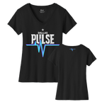 Dallas Womens Pulse Wordmark V-Neck T-Shirt