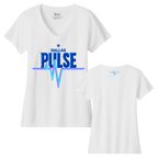 Dallas Womens Pulse Wordmark V-Neck T-Shirt