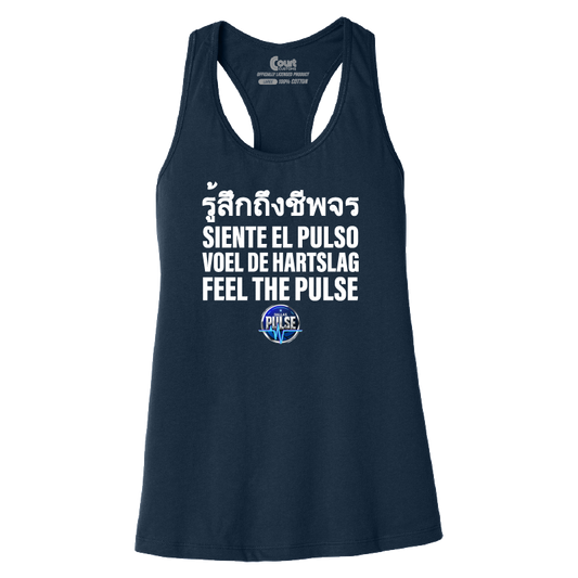 Womens Dallas Pulse Around the World Racerback Tank