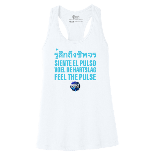 Womens Dallas Pulse Around the World Racerback Tank